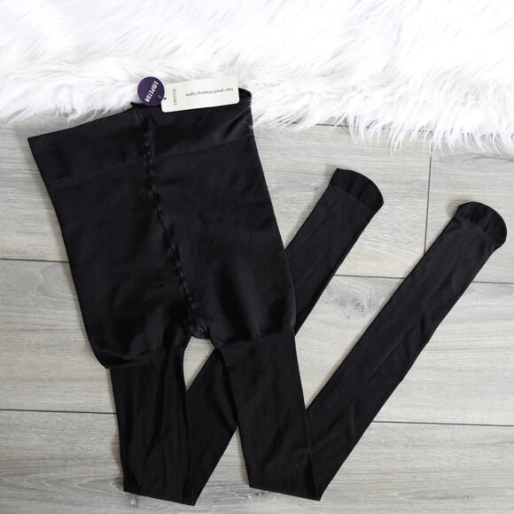 Empetua Tear Proof Shaping Tights Pantyhose Stocking High Waisted Sheer Black 3X - Picture 3 of 11